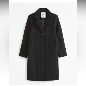 Abercrombie and Fitch Elegant Black Women's Coat
